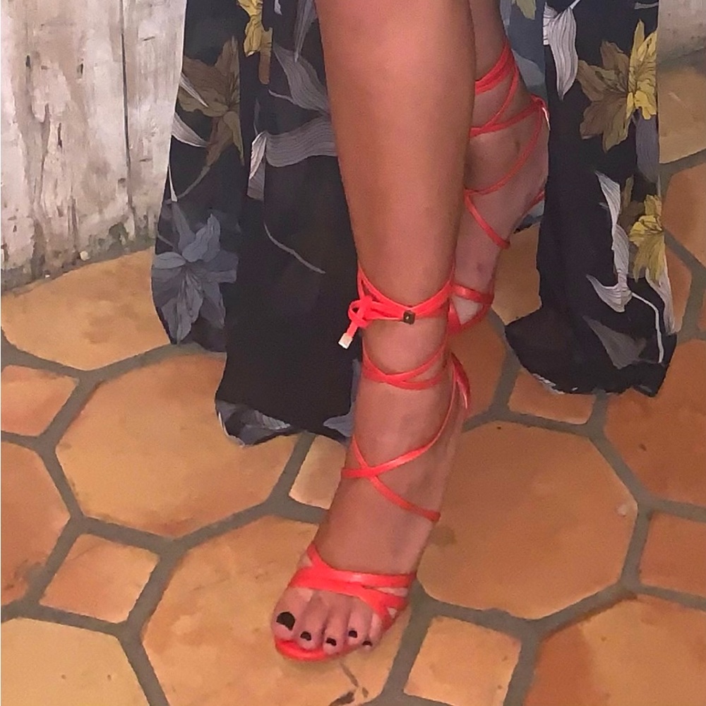 Red Steve Madden heels